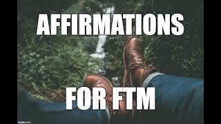 Raising Masculine Energy Meditation Affirmations for Transmen FTM [upl. by Leann]