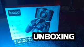 IPEGA 3 IN 1 WIRELESS CONTROLLER UNBOXING [upl. by Yellat]