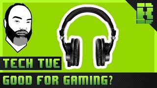 Are Audio Technica Ath M50x Good For Gaming  Review amp Brainwavz Ear Pads [upl. by Ambros]