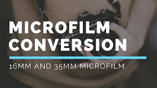 Microfilm Conversion  Digitize Microfilm 16mm and 35mm [upl. by Elleniad865]