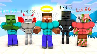 HEROBRINE  SUPERHERO LEVEL RUN CHALLENGE  Minecraft Animation [upl. by Speroni]