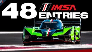 IMSA 2024 Entry List REVEALED [upl. by Mellisa429]