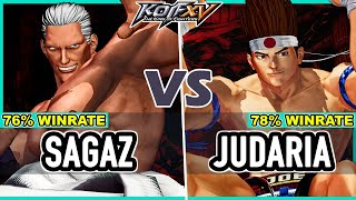 KOF XV 🔥 Sagaz GeeseRyoYashiro vs Judaria JoeMeitenkunKukri [upl. by Yrtua]