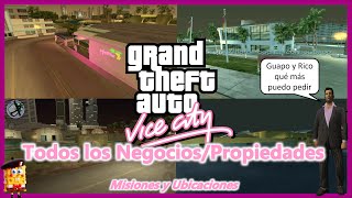 Todos los NegociosPropiedadesGTA Vice City Misiones [upl. by Amiel]