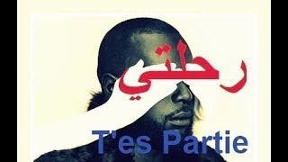 Maître Gims  Tes Partie 💕 Paroles أغنيه فرنسية مترجمة للعربية🎵 HD [upl. by Milla]