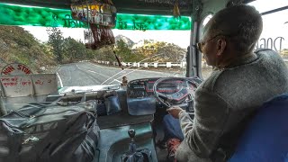 HIGHSPEED and CRAZY Bus Driving in Fastest Route by HRTC Shimla1  Shimla to Dharmshala Journey [upl. by Magee]