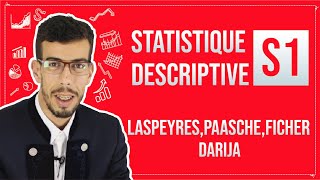 CAFE ECO EP 09 Statistique Descriptive S1 indice de laspeyres  paasche fisher Darija [upl. by Torrey]