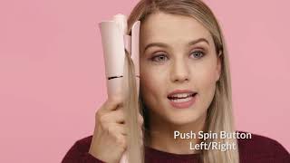 How to use Lena Geniecurl auto hair curling wand [upl. by Ttevi]