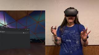 Typing amp Controlling Oculus Quest With Tap Strap 2 [upl. by Oirretno]