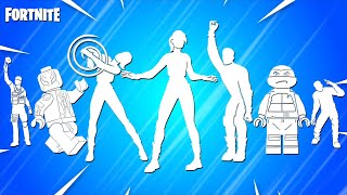 These Legendary Fortnite Dances Have The Best Music Lego Fortnite TMNT Leonardo Slim Shady [upl. by Kilan]