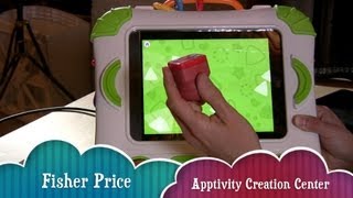 FisherPrice Laugh and Learn Apptivity Creation Center Review [upl. by Lodie]