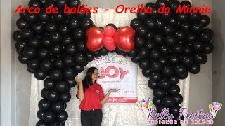 Arco de balões  Orelha da Minnie  Balões Joy [upl. by Bitthia166]