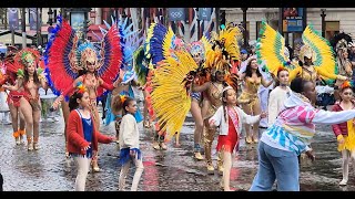 Carnaval Tropical Paris 2024  Champs Elysées [upl. by Kessia605]