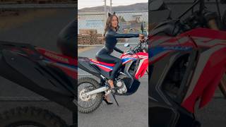 Cat woman motorcycle Honda CRF 300L Rally sound test catwoman motorcycle motovlog [upl. by Ahsieyt]