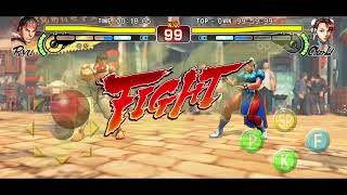 RYU VS CHUNLI Street Fighter IV Gameplay Mobile [upl. by Auhsoj]