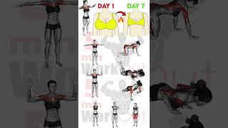 7 Day Workout Challenge To Reduce Breast Size How To Lose Breast Fat In 7 Days By 5 Min Workout [upl. by Fagen90]