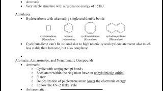 Chapter 16 Aromatic Compounds [upl. by Elleoj802]