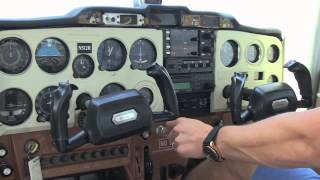 Cessna Runup  MzeroAcom Flight Training [upl. by Novyaj839]