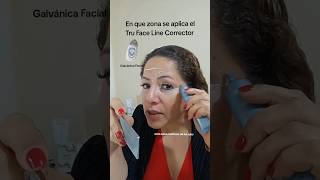 Galvánica Facial con el Tru Face Line Corrector belleza skincareantiage [upl. by Felike]