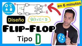 ✅FLIP FLOP D  APRÉNDELO en 6 MINUTOS ELECTRÓNICA DIGITAL [upl. by Asiak]