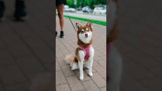 Street Portraits with a CUTE Pomski 🦊 Sonya7cii 35mm 85mm streetportraits dogphotography [upl. by Branch349]