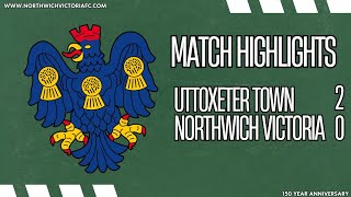 Uttoxeter Town v Northwich Vics  Highlights  291024 [upl. by Lledra]