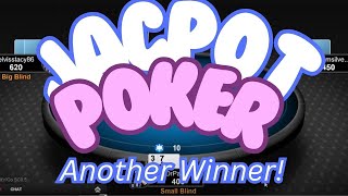 Jackpot Poker SNG Exciting HyperTurbo Action Another Winner [upl. by Silohcin550]