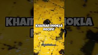 Khaman Dhokla Recipe I Quick khaman Dhokla Recipe [upl. by Riabuz]