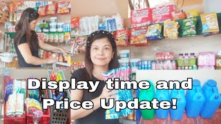 SARI SARI STORE BUSINESS DISPLAY TIME amp PRICE UPDATERubia31 Vlogs [upl. by Eekorehc]