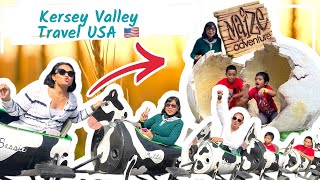 Kersey Valley Maize Adventure North Carolina Family Travel Vlog [upl. by Gabby703]