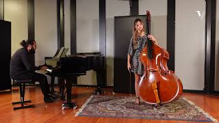 Fauré — Sicilienne Played by Alessandra Avico Double Bass [upl. by Nalyd9]