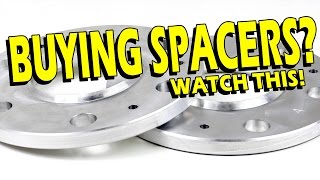 Buying Wheel Spacers Watch This Video First [upl. by Fisher]