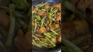 ADOBONG SITAW WITH PORK BELLYsatisfyingfoodshort [upl. by Namielus]