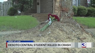 MS high school baseball player dies in crash [upl. by Ahsikel]