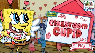 SpongeBob SquarePants Classroom Cupid  Deliver The Love Letters Nickelodeon Games [upl. by Anny9]