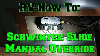 RV How To Schwintek Slide Manual Override [upl. by Windsor]