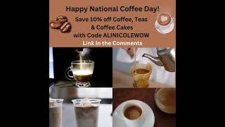 Happy National Coffee Day Get Coffee Online [upl. by Ardnak675]