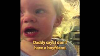 Little Girl Is Pretty Darn Sure She Has a Boyfriend [upl. by Nelra]