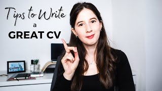 How To Write a Great CV UK  Top Tips to write your CV [upl. by Nic426]