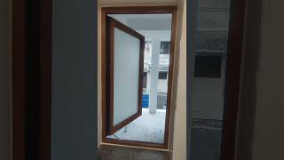 UPVC SINGLE OPENABLE WINDOW WITH FROASTED GLASS [upl. by Yendor]