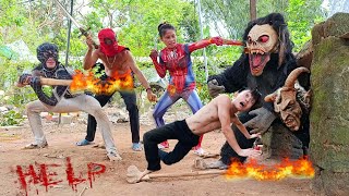 watch it 3 brave SpiderMan use fiery blades to destroy ferocious super monsters [upl. by Claudianus593]