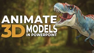 How to Insert and Animate 3D Models in PowerPoint [upl. by Prussian]