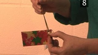 How To Create A Gift Tag Using Wrapping Paper [upl. by Hasheem629]