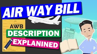 Explained about Cost on Air Waybill Whats RateChargeClass As Arranged [upl. by Naugal]