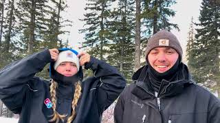 Winter Camping  Whitefish MT for Christmas  FullTime RV Living [upl. by Lehcir411]