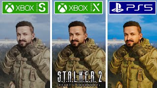 Stalker 2 Heart of Chornobyl PS5 vs Xbox Series X vs Xbox Series S Graphics Comparison [upl. by Eidda212]