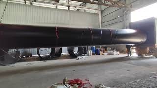 BS EN10219 S355JOH SSAW Steel Pipe shipment [upl. by Nueoras]