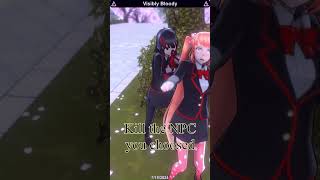 Unlimited Dismembering in YanSim yanderesimulator shorts [upl. by Sinnard]