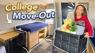 COLLEGE MOVEOUT VLOG 📦 packing up my dorm amp spilling tea about freshman year at USC [upl. by Atsugua]