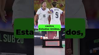 ESTADOS UNIDOS elimina a MÉXICO en el MUNDIAL SUB20 FEMENIL  100 Fútbol [upl. by Polly]